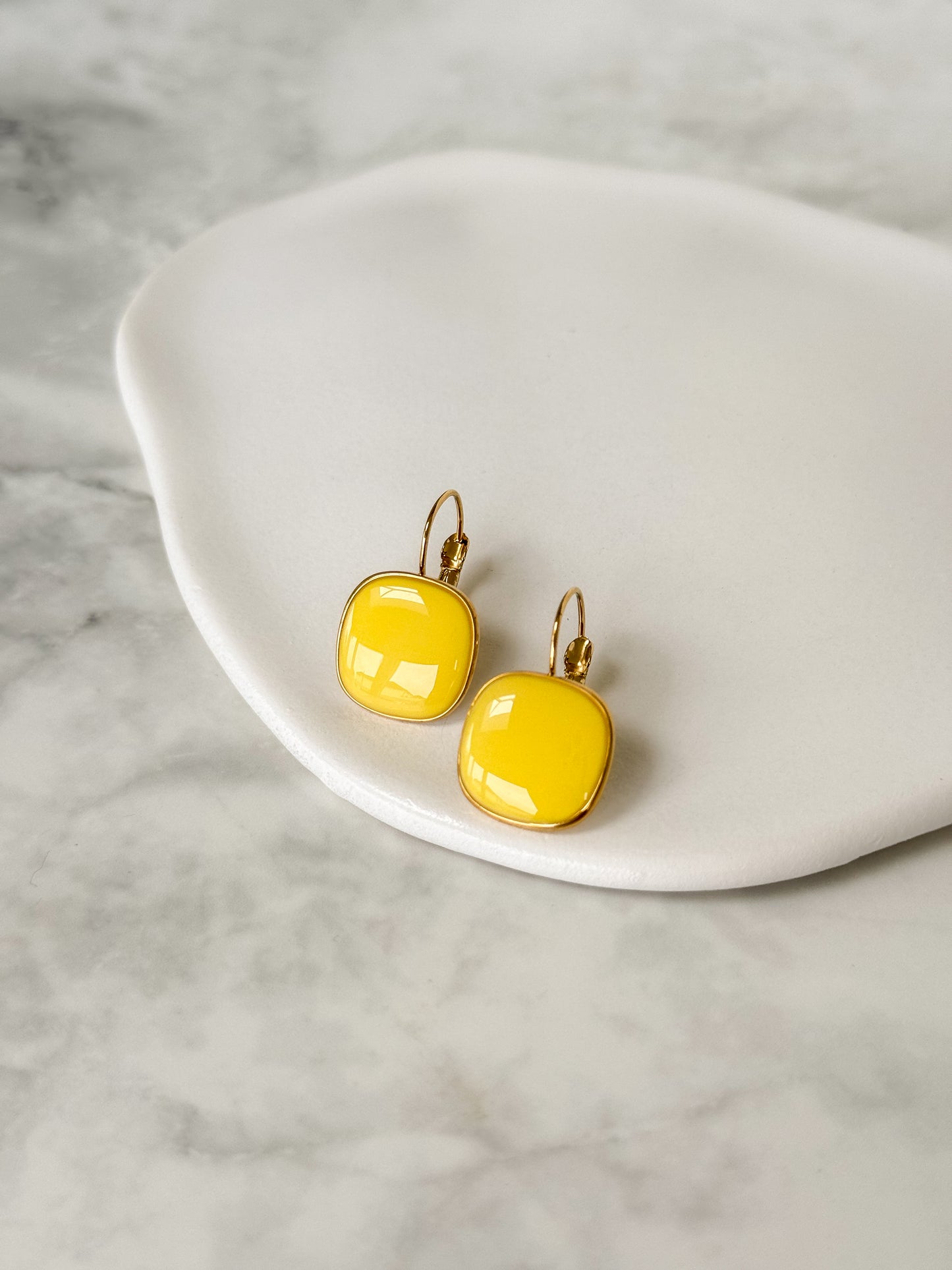 Viva Drop Earrings – Lemon Zest