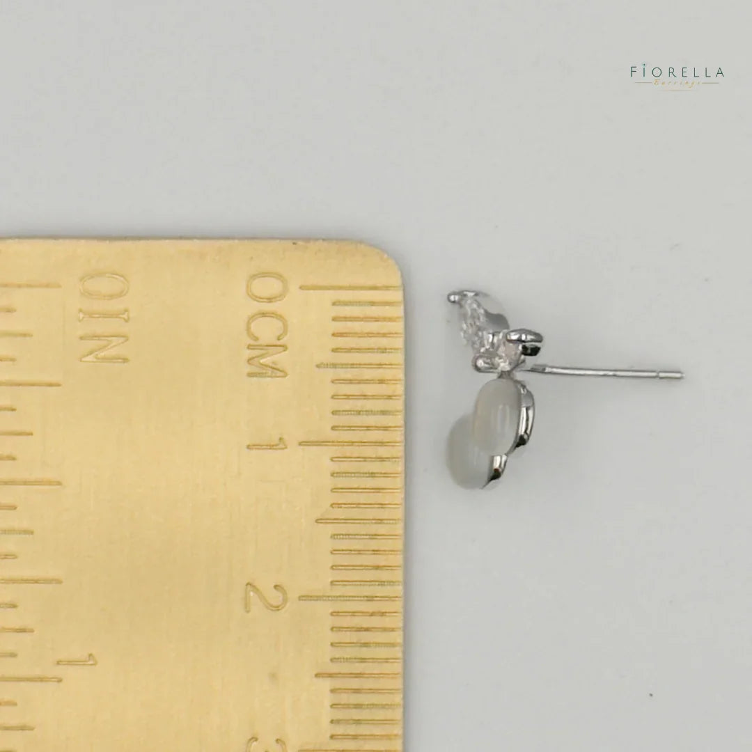 Mini Cherry Stud Earrings