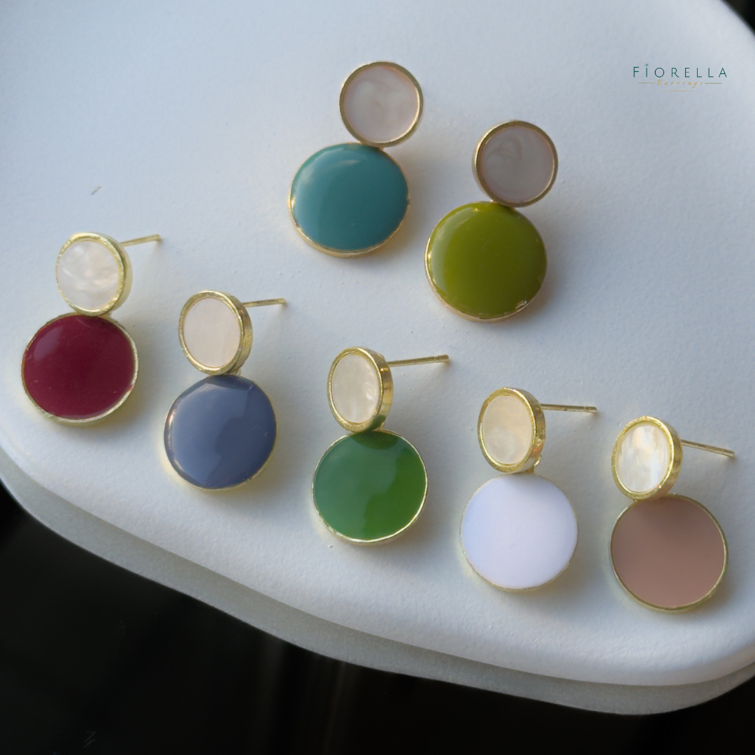 Larger Luna Drops - Soft Moss Green