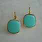 Viva Drop Earrings – Seafoam Aqua