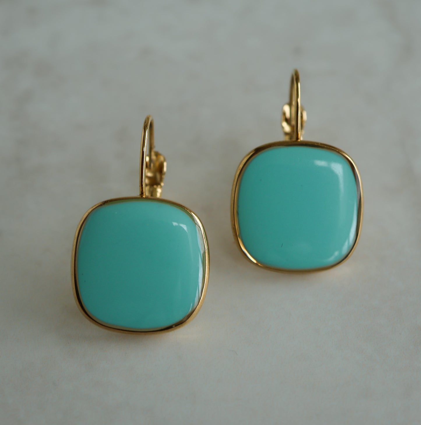 Viva Drop Earrings – Seafoam Aqua