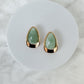 Nova Statement Studs – Sage Green