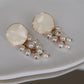 Viva Pearl Drop Earrings - Ivory
