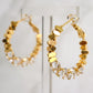 LUMINA Crystal Hoop Earrings - Gold