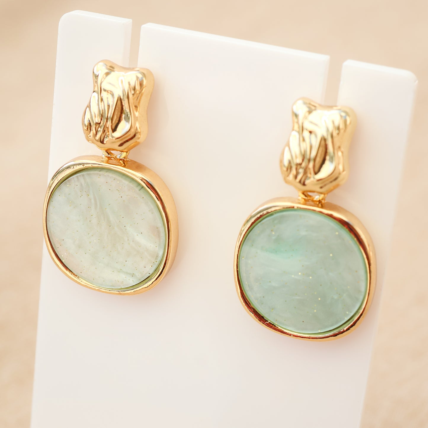 Conchiglia Glow – Mint Lagoon - Gold