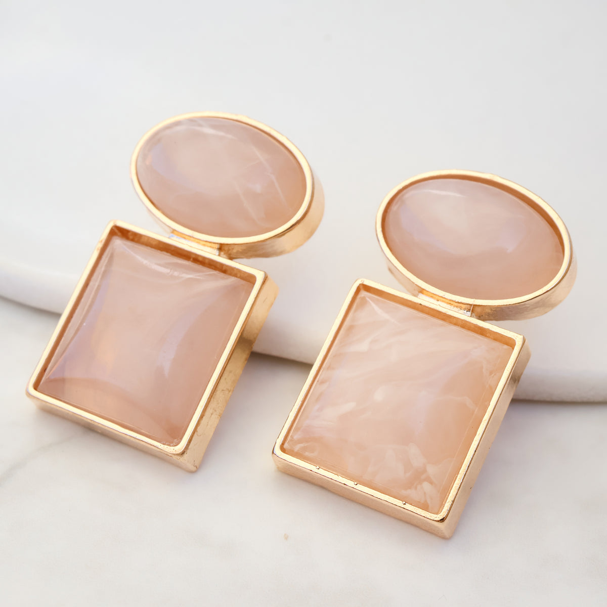 Forma Drop Earrings – Milk