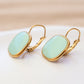 Viva Drop Earrings – Seafoam Aqua