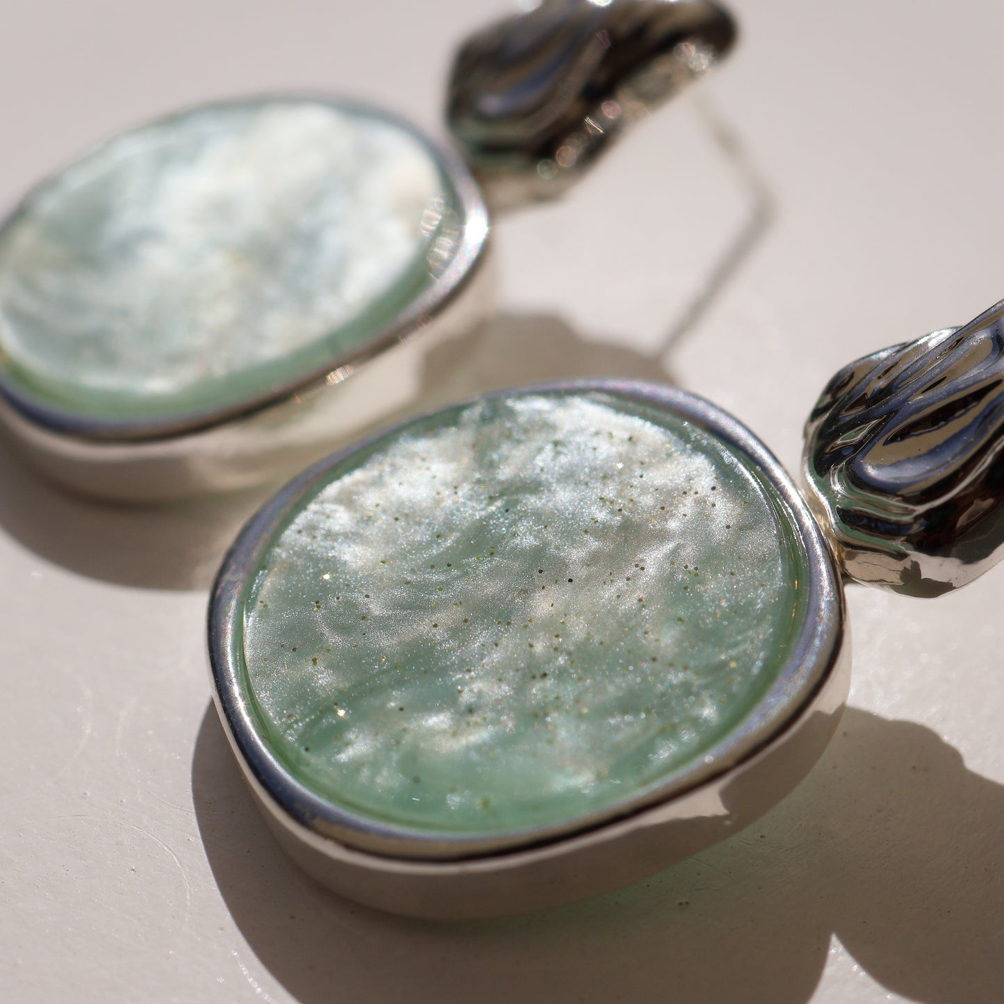 Conchiglia Glow – Mint Lagoon - Silver