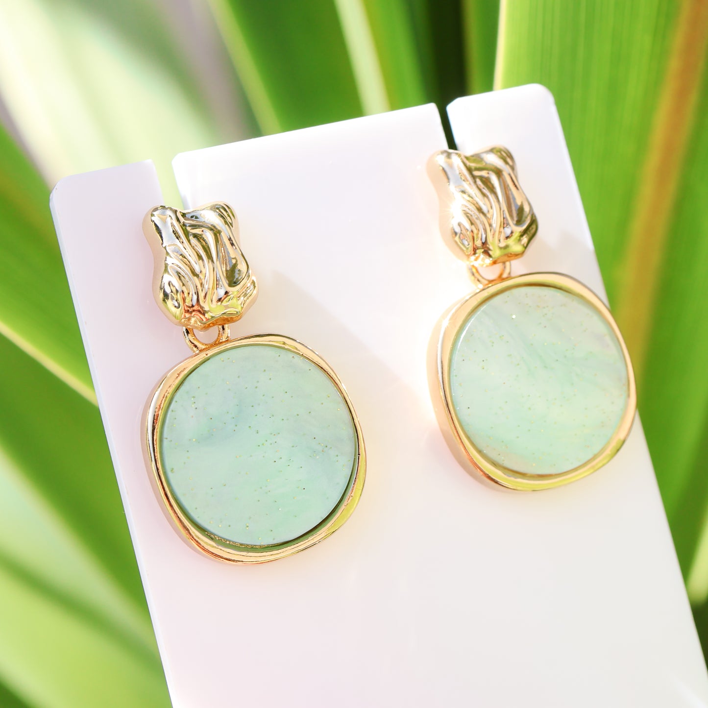 Conchiglia Glow – Mint Lagoon - Gold