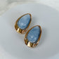 Nova Statement Studs – Powder Blue