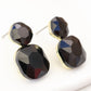 Radiance Duo Gem Earrings - Black