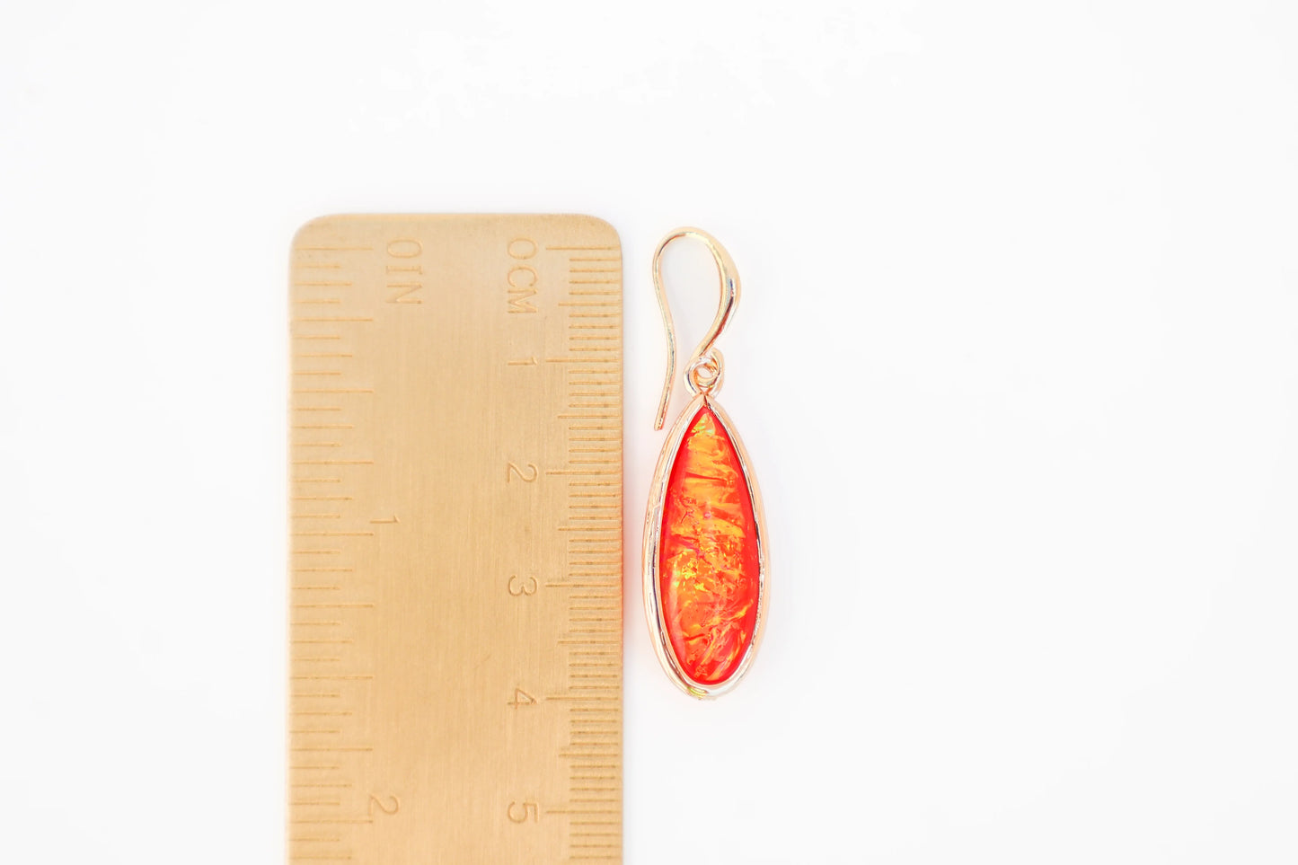 Iridescent Teardrop Elements Earrings