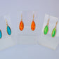 Iridescent Teardrop Elements Earrings