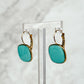 Viva Drop Earrings – Seafoam Aqua