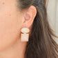 Forma Drop Earrings – Milk