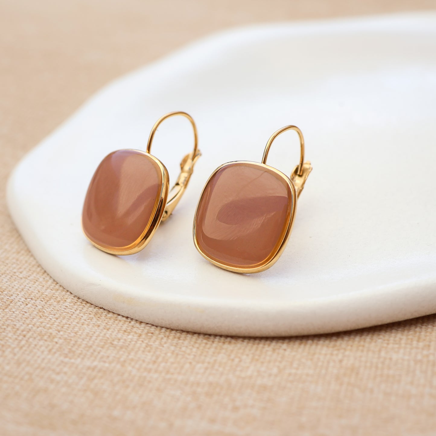 Viva Drop Earrings – Toasted Cocoa