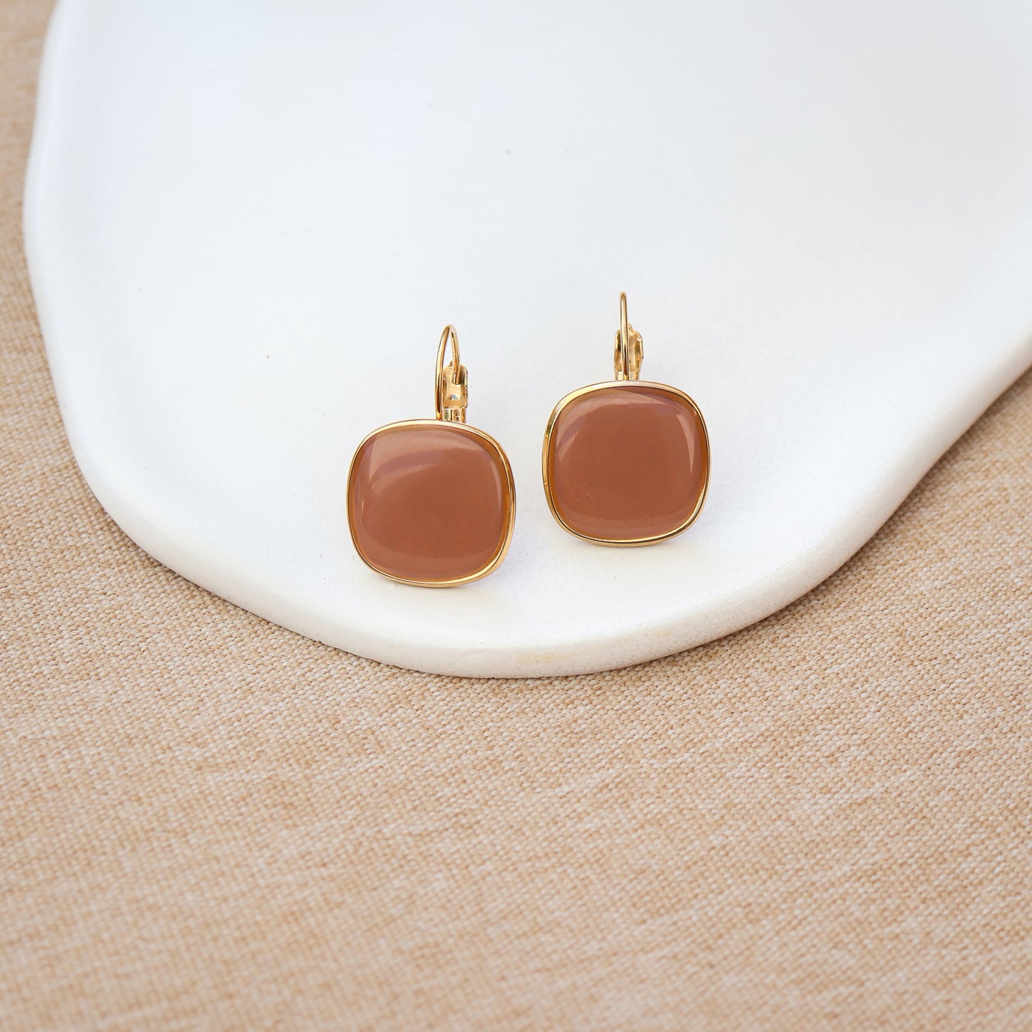 Viva Drop Earrings – Toasted Cocoa