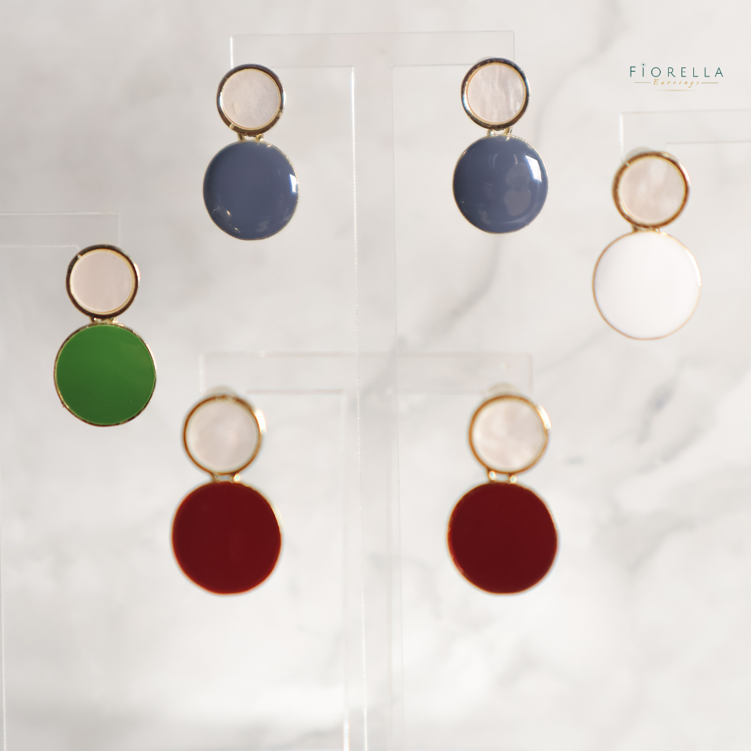 Luna Duo Drops – Warm Vintage Red