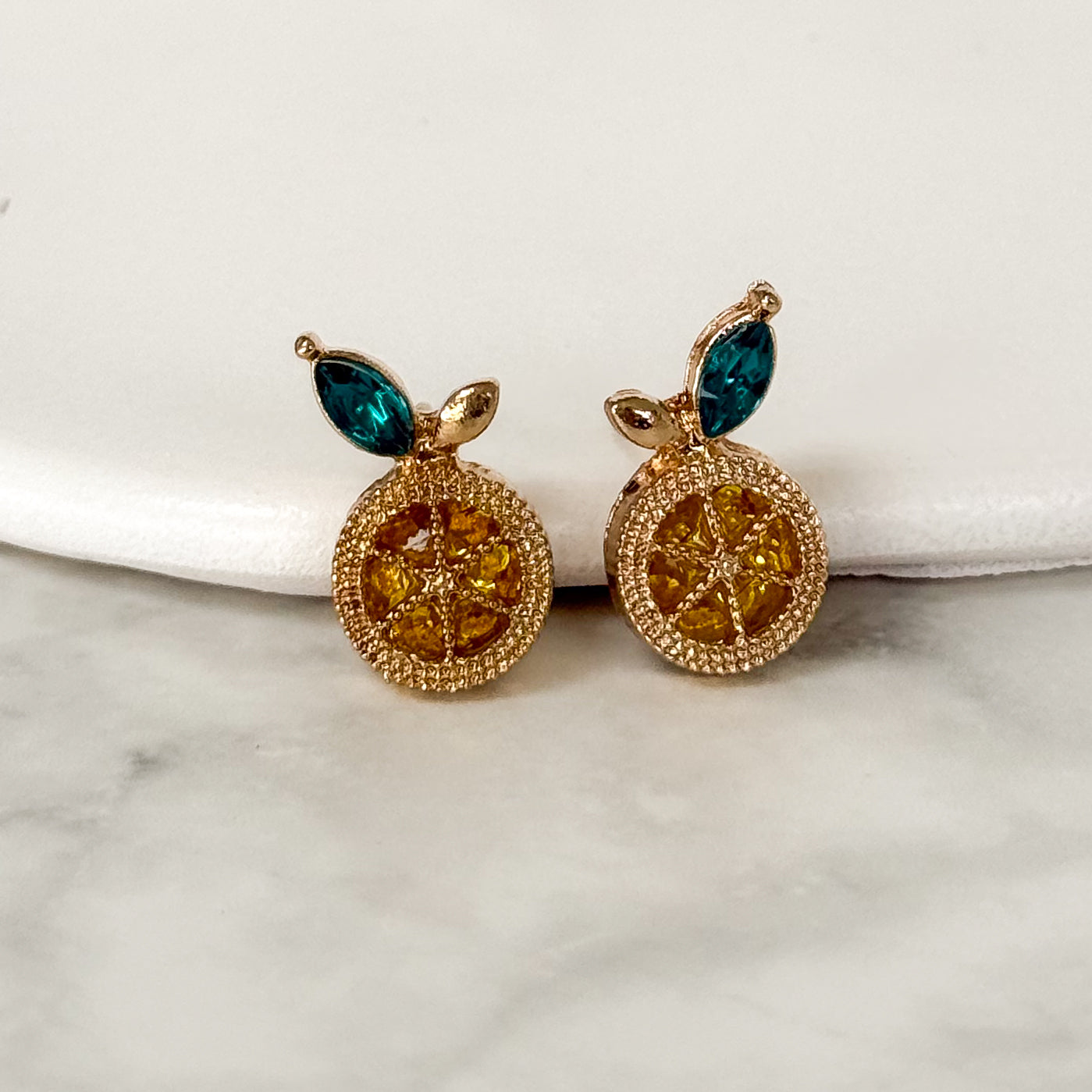 Amalfi Citrus Stud Earrings