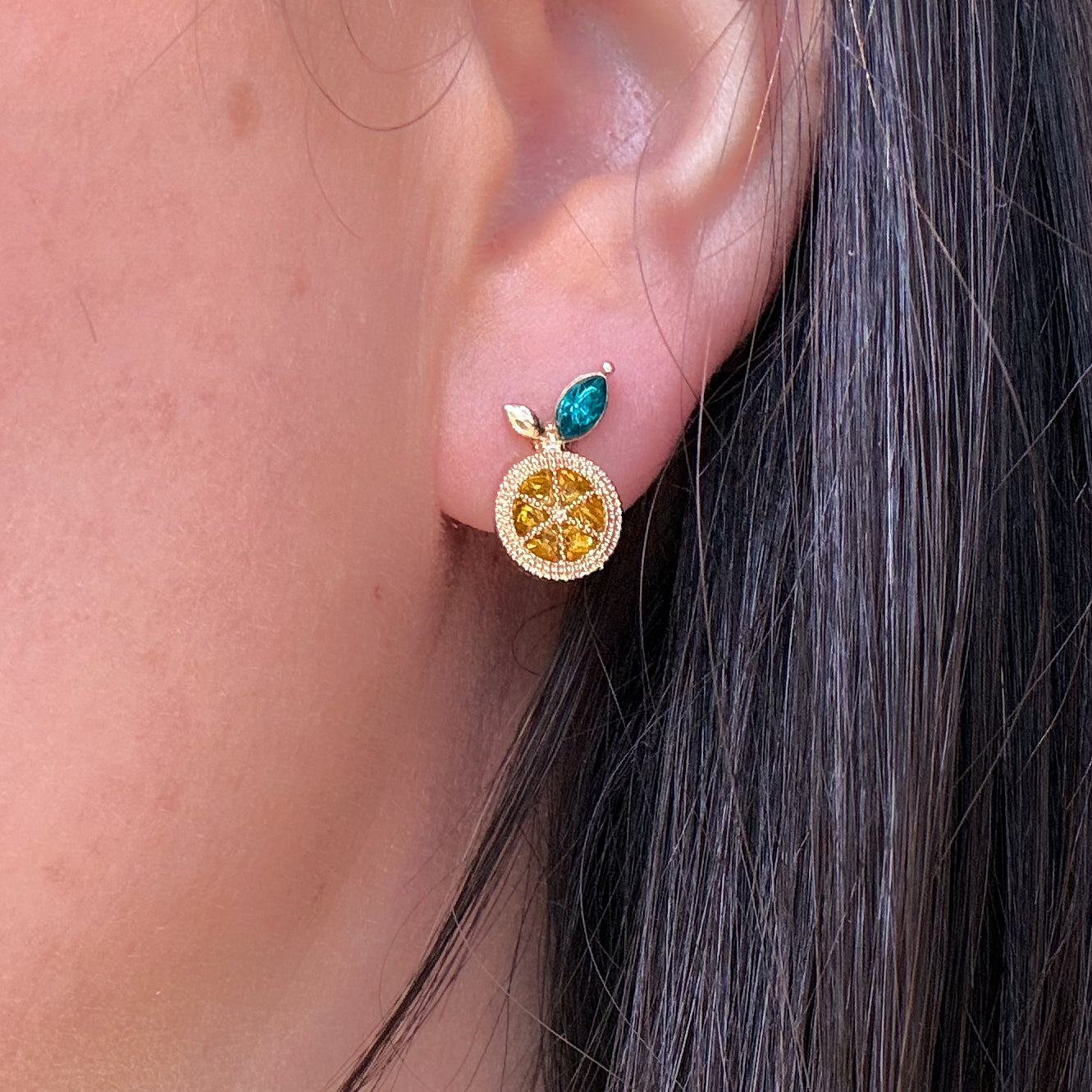 Amalfi Citrus Stud Earrings