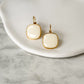 Viva Drop Earrings – Moon White