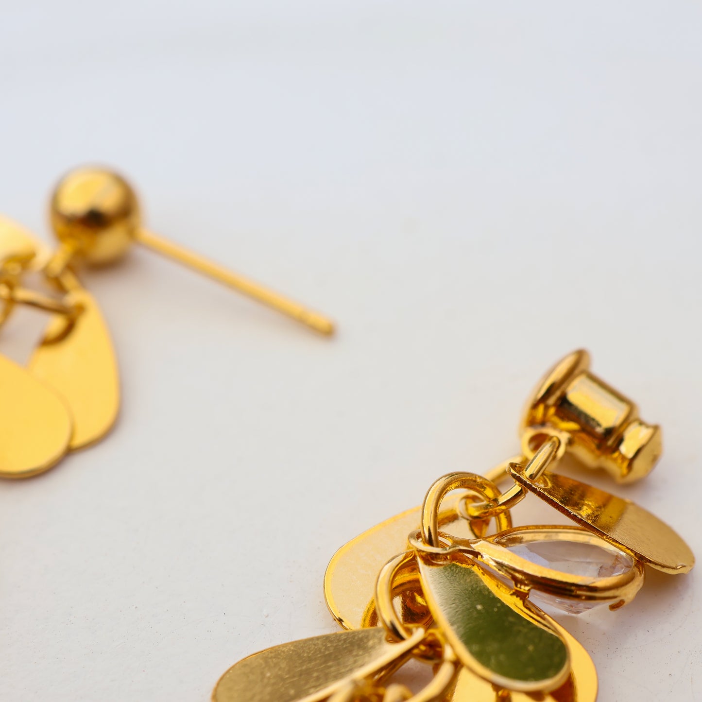 Liquid Light - Statement Gold Earrings
