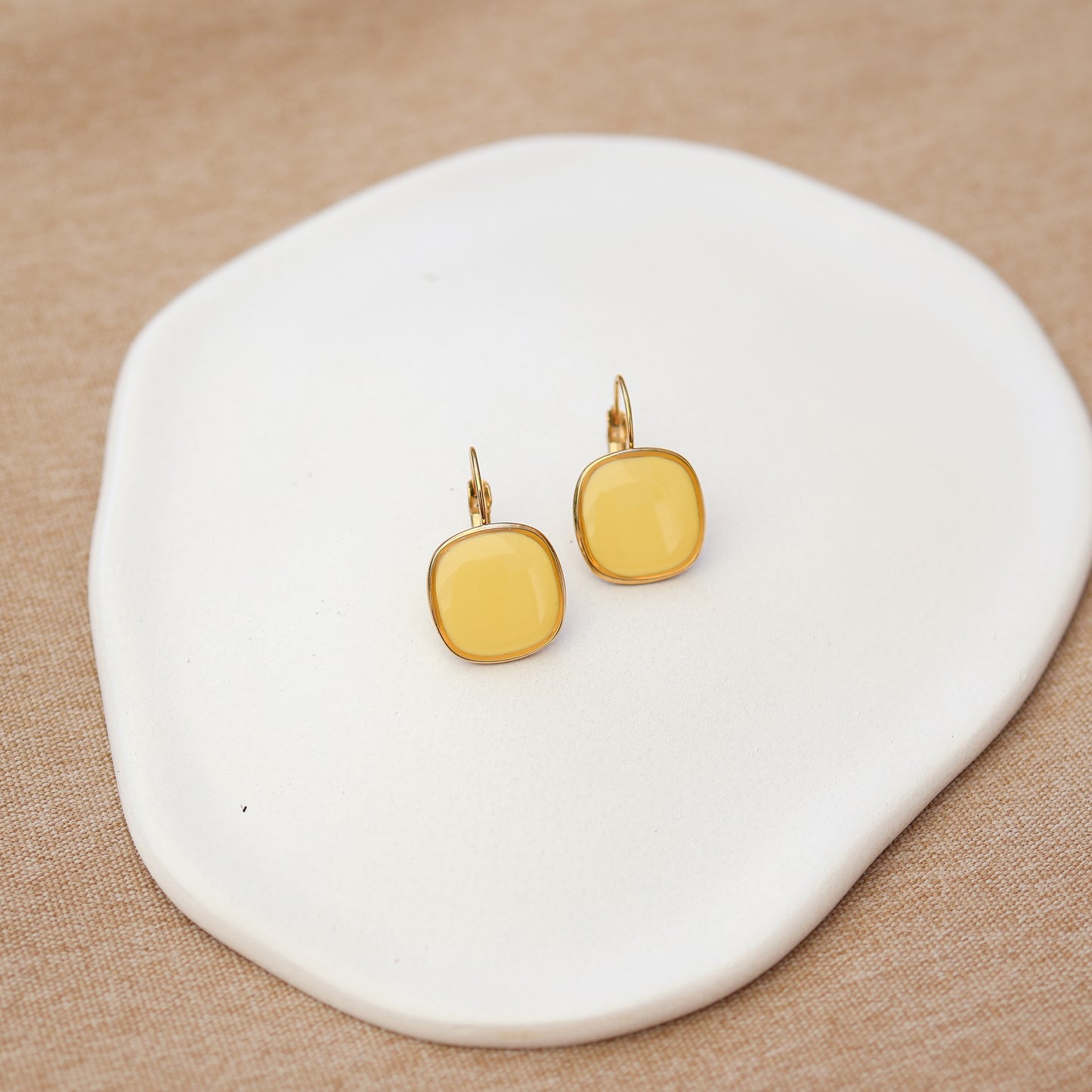 Viva Drop Earrings – Lemon Zest