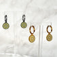 Capri Citrus Hoops - Silver