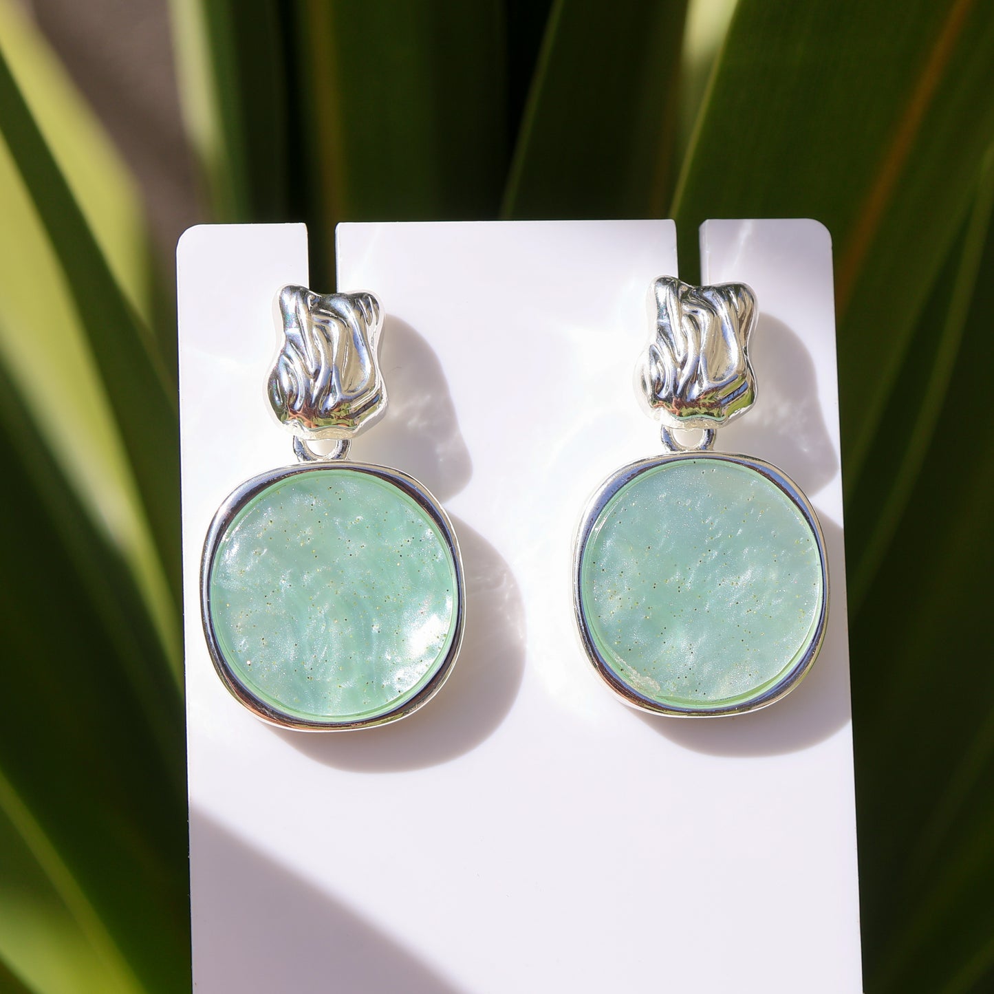 Conchiglia Glow – Mint Lagoon - Silver