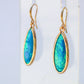 Iridescent Teardrop Elements Earrings