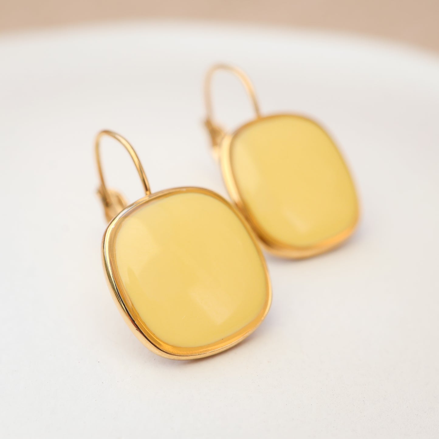 Viva Drop Earrings – Lemon Zest