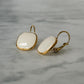 Viva Drop Earrings – Moon White