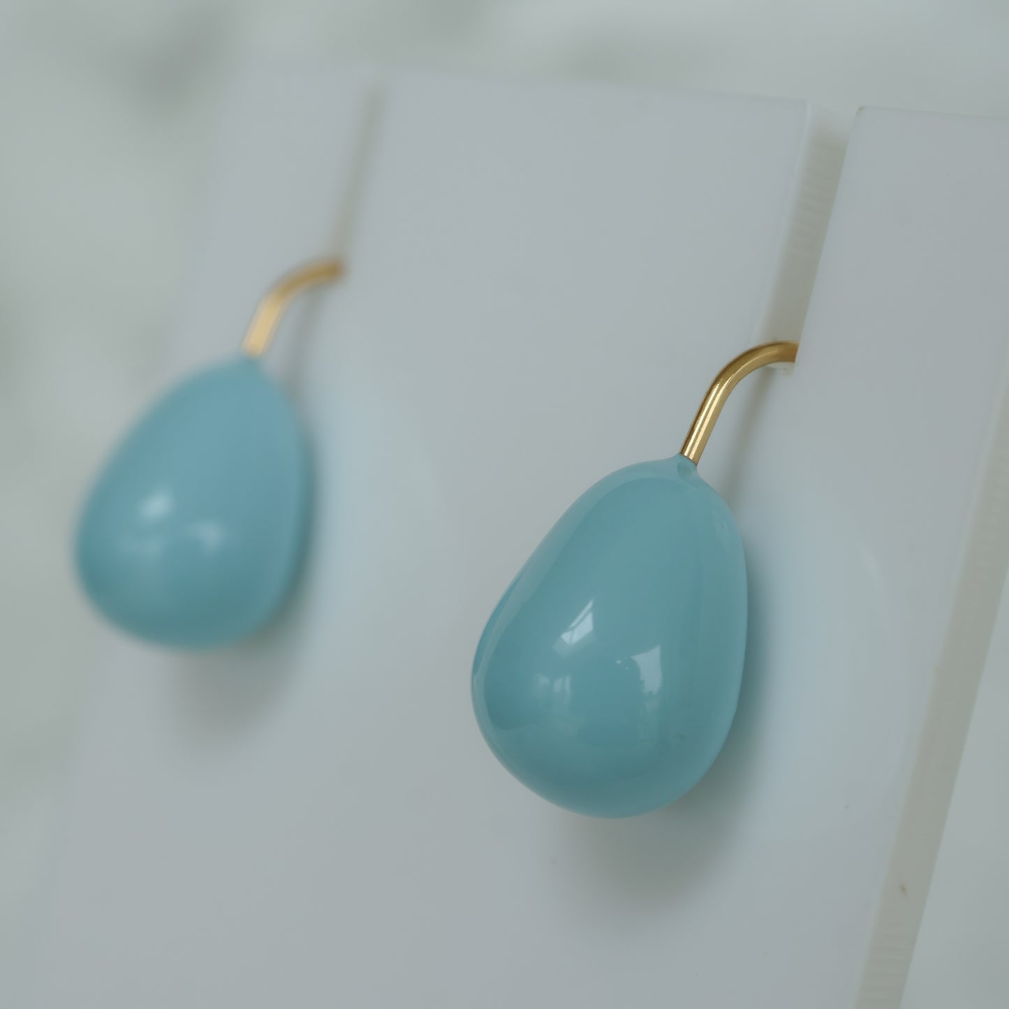 Dew Drop Earrings – Sky Blue