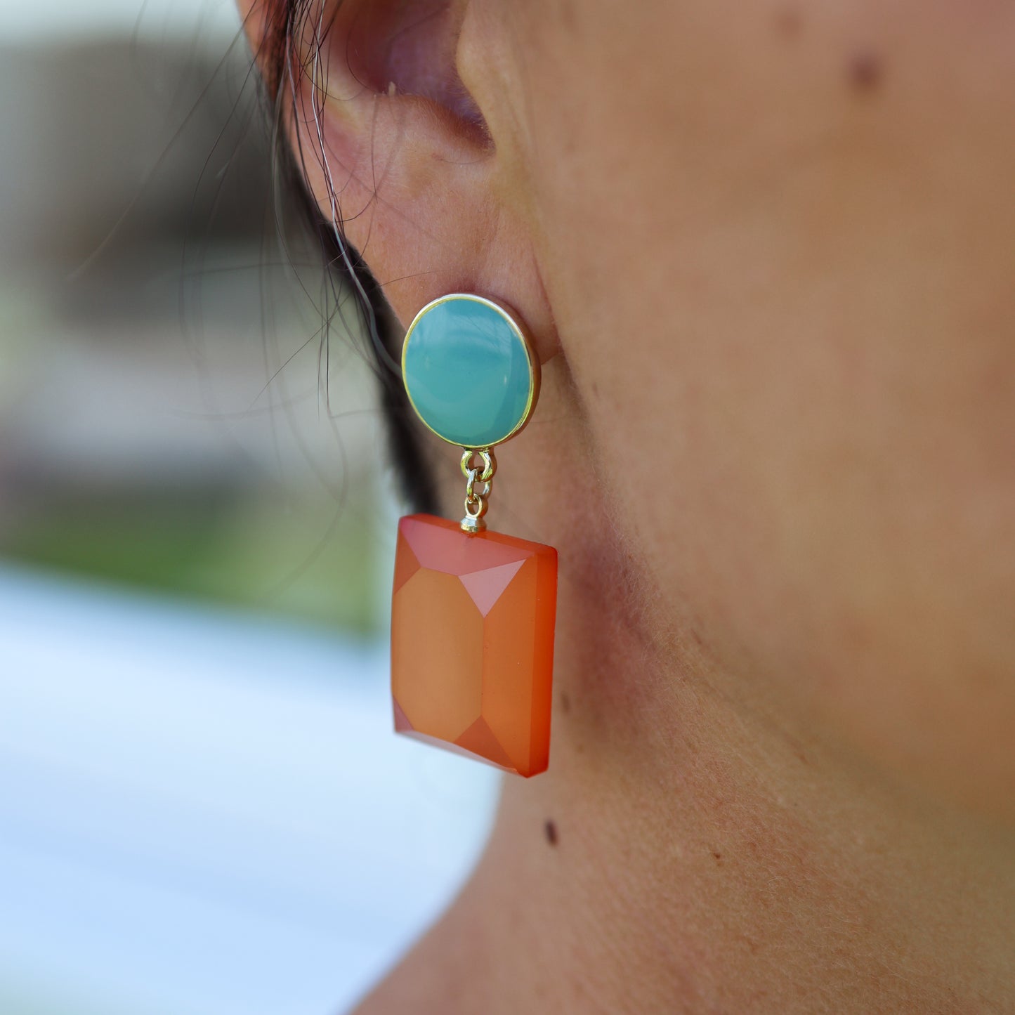 Sunset Coral Drops