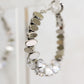 LUMINA Crystal Hoop Earrings - Silver