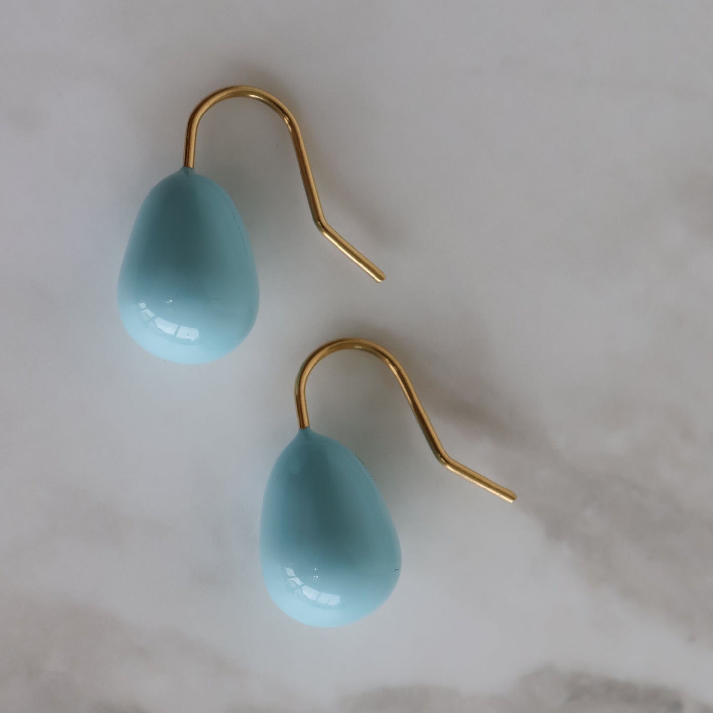 Dew Drop Earrings – Sky Blue