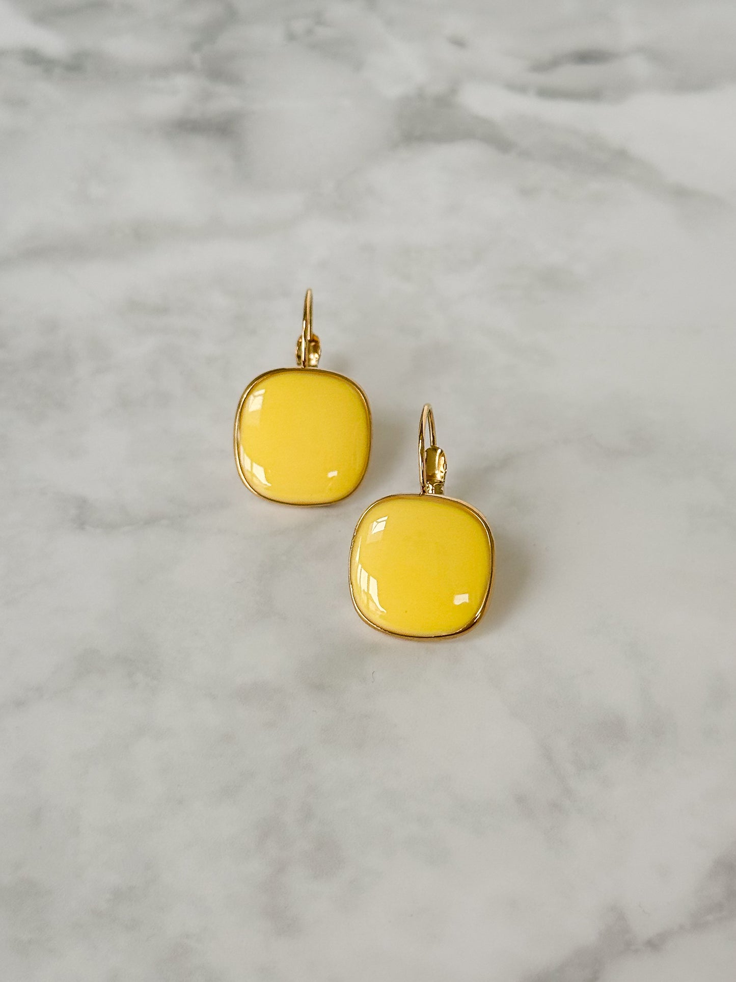 Viva Drop Earrings – Lemon Zest