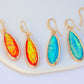 Iridescent Teardrop Elements Earrings
