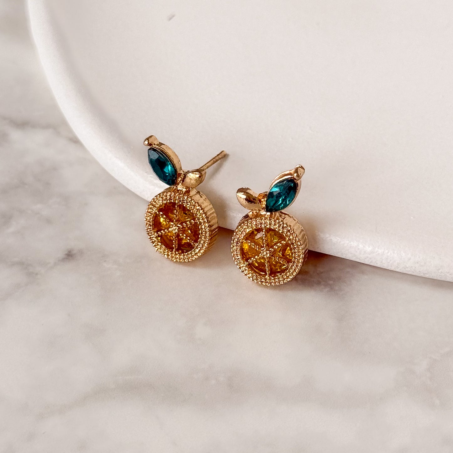 Amalfi Citrus Stud Earrings