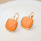 Viva Drop Earrings – Sunset Orange