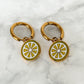 Capri Citrus Hoops - Gold