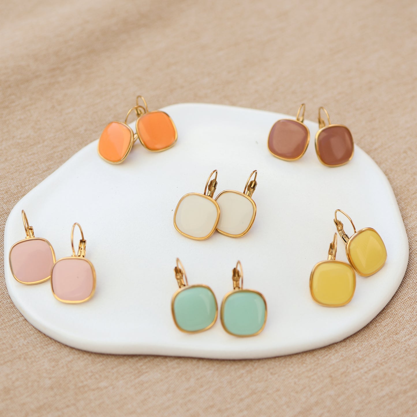 Viva Drop Earrings – Toasted Cocoa