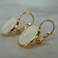 Viva Drop Earrings – Moon White