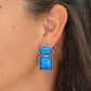 Forma Drop Earrings – Cobalt