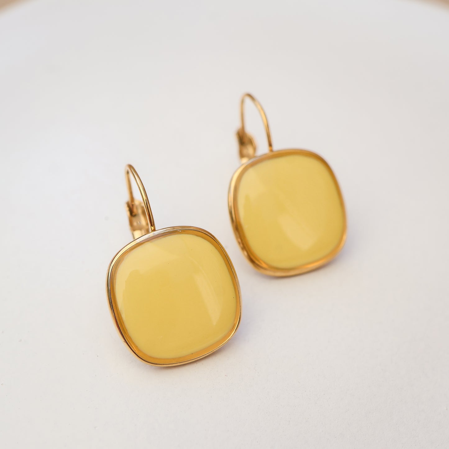 Viva Drop Earrings – Lemon Zest