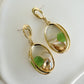 Lusso Drop Earrings – Pistachio