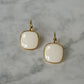 Viva Drop Earrings – Moon White