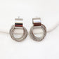 Eternity Textured Silver Earrings