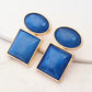 Forma Drop Earrings – Cobalt