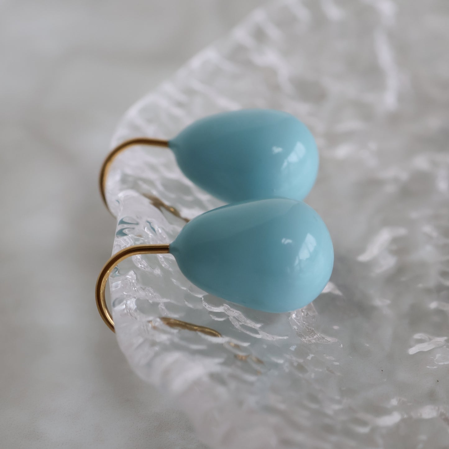 Dew Drop Earrings – Sky Blue